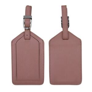 Leather Luggage Tag | Mauve